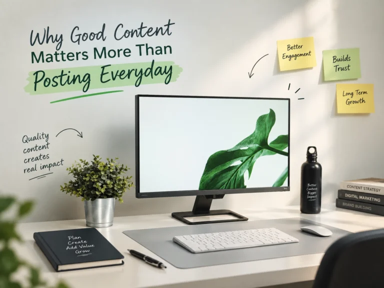 Why Good Content Matters More Than Posting Every Day