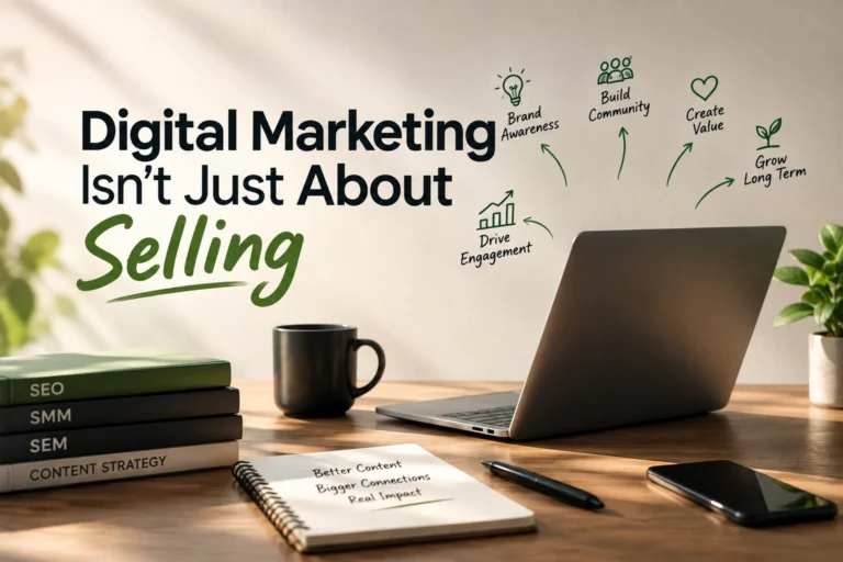 Digital Marketing Isn’t Just About Selling